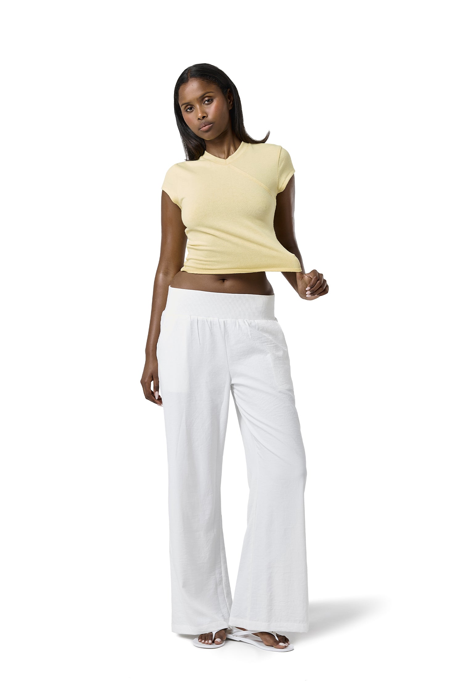 Fia Soft Touch V Neck Tee